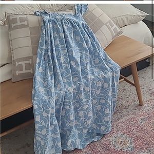 a new day linen dress, hill house inspired